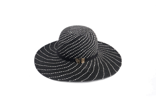 Sombrero de paja para mujer estilo elegante – Ala ancha, protección solar UPF50+, transpirable, plegable, ideal para playa, vacaciones y uso diario – Talla ajustable 56-58 cm Sombrero plegable Sombrero de playa sombrero verano mujer