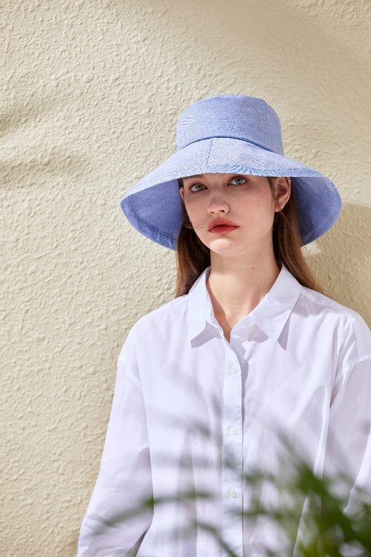 wide brim hat cotton hat for women vacation essentials breathable foldable sun hat