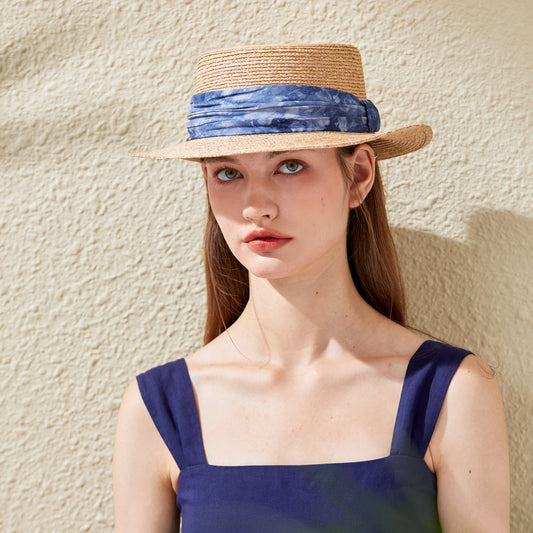 raffia sun hat handmade straw hat wide brim hat natural woven hat vacation essentials