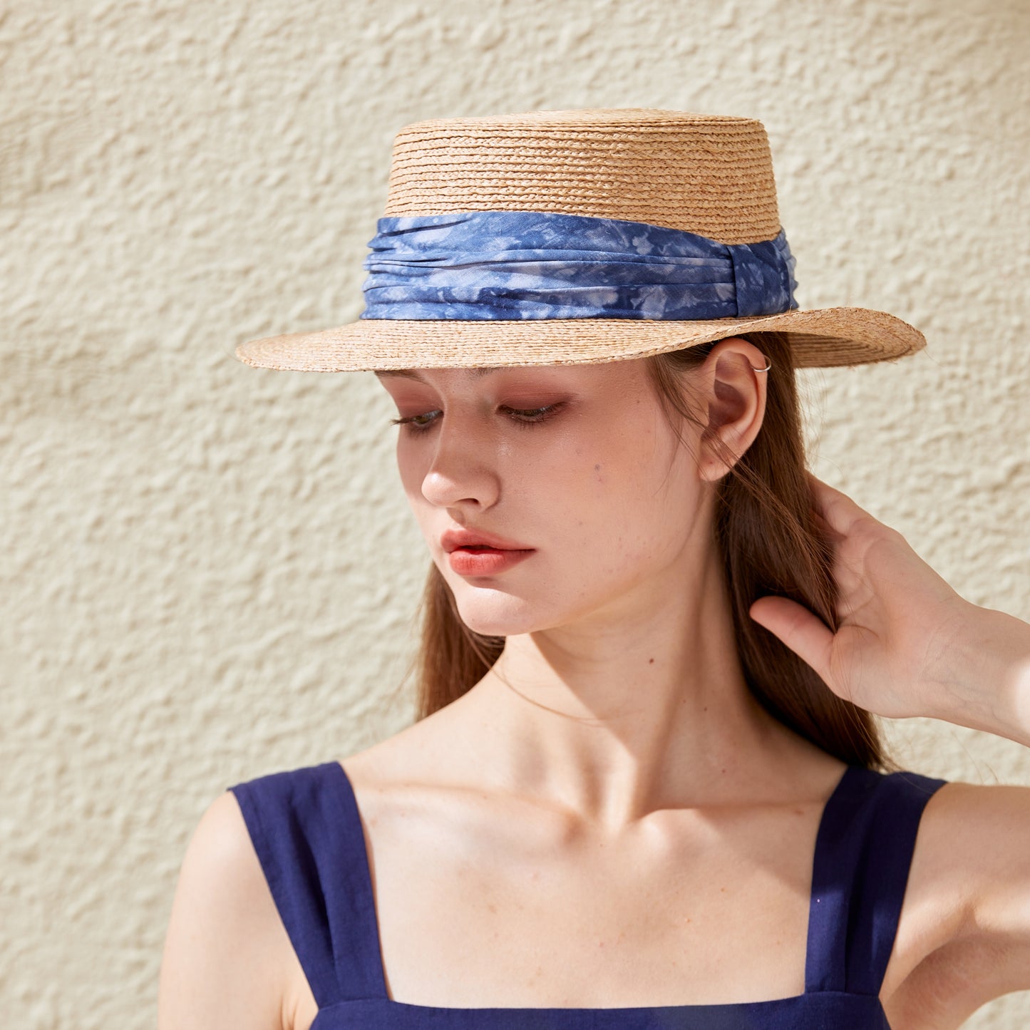 raffia sun hat handmade straw hat wide brim hat natural woven hat vacation essentials