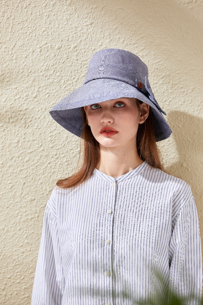 wide brim hat cotton hat for women vacation essentials breathable foldable sun hat